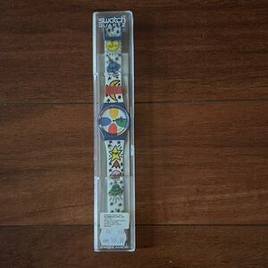 Swatch Multicolor Graphic Watch